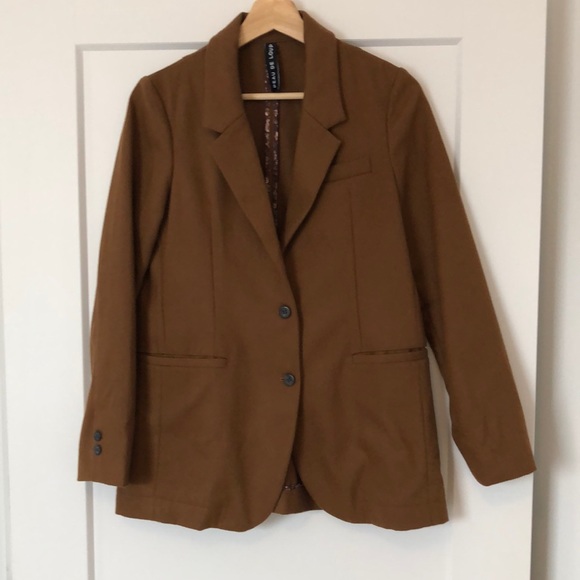 NWOT Peau De Loup Parks Faux-Wool Suit Jacket, 4 - Picture 4 of 14